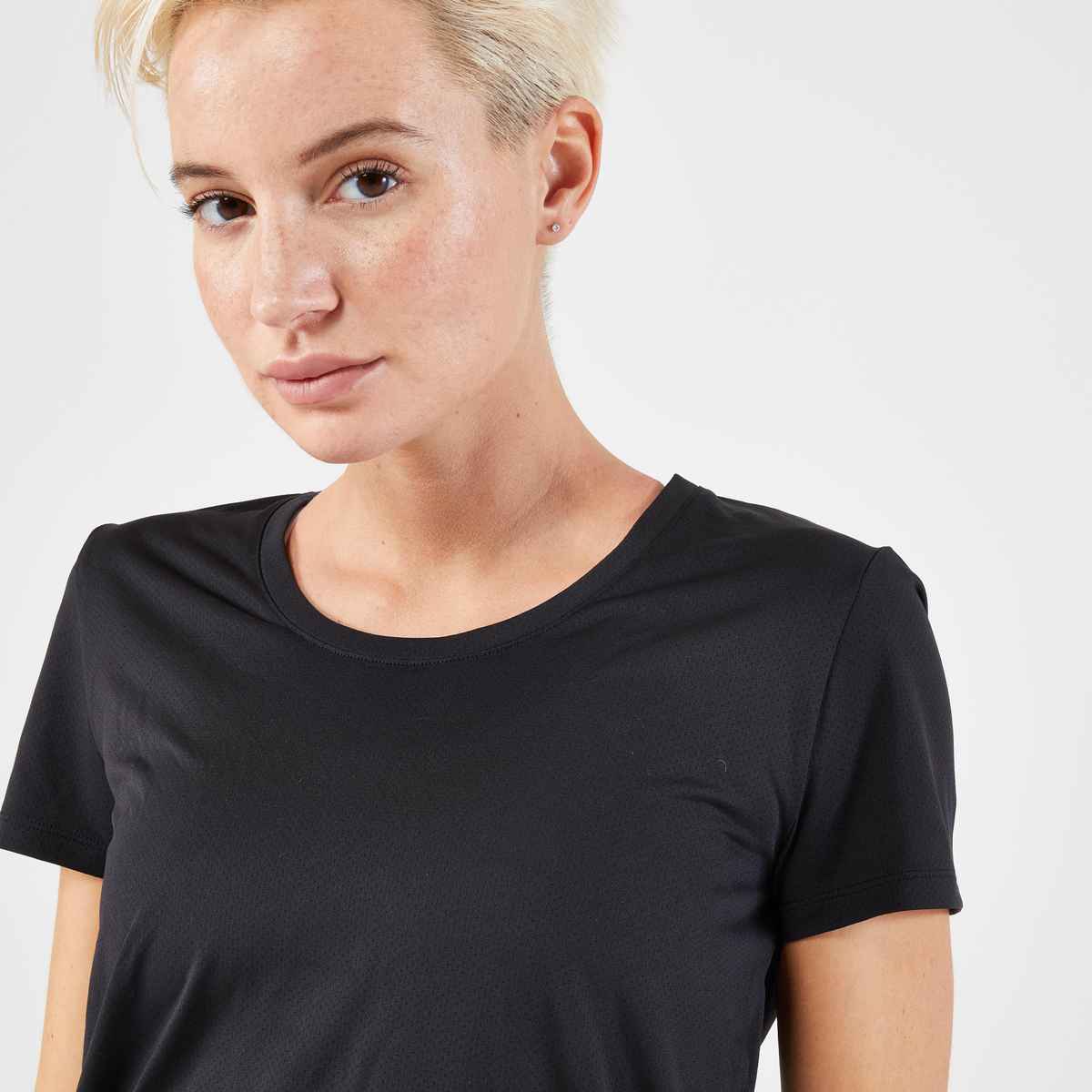 Decathlon Kalenji Women's Running T-shirt | Black | L