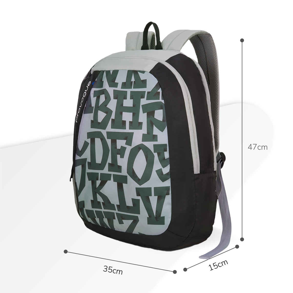 Provogue Alpha Laptop Bag With Large Compartments, Bottle Holder, Midnight Black, 25 Ltr