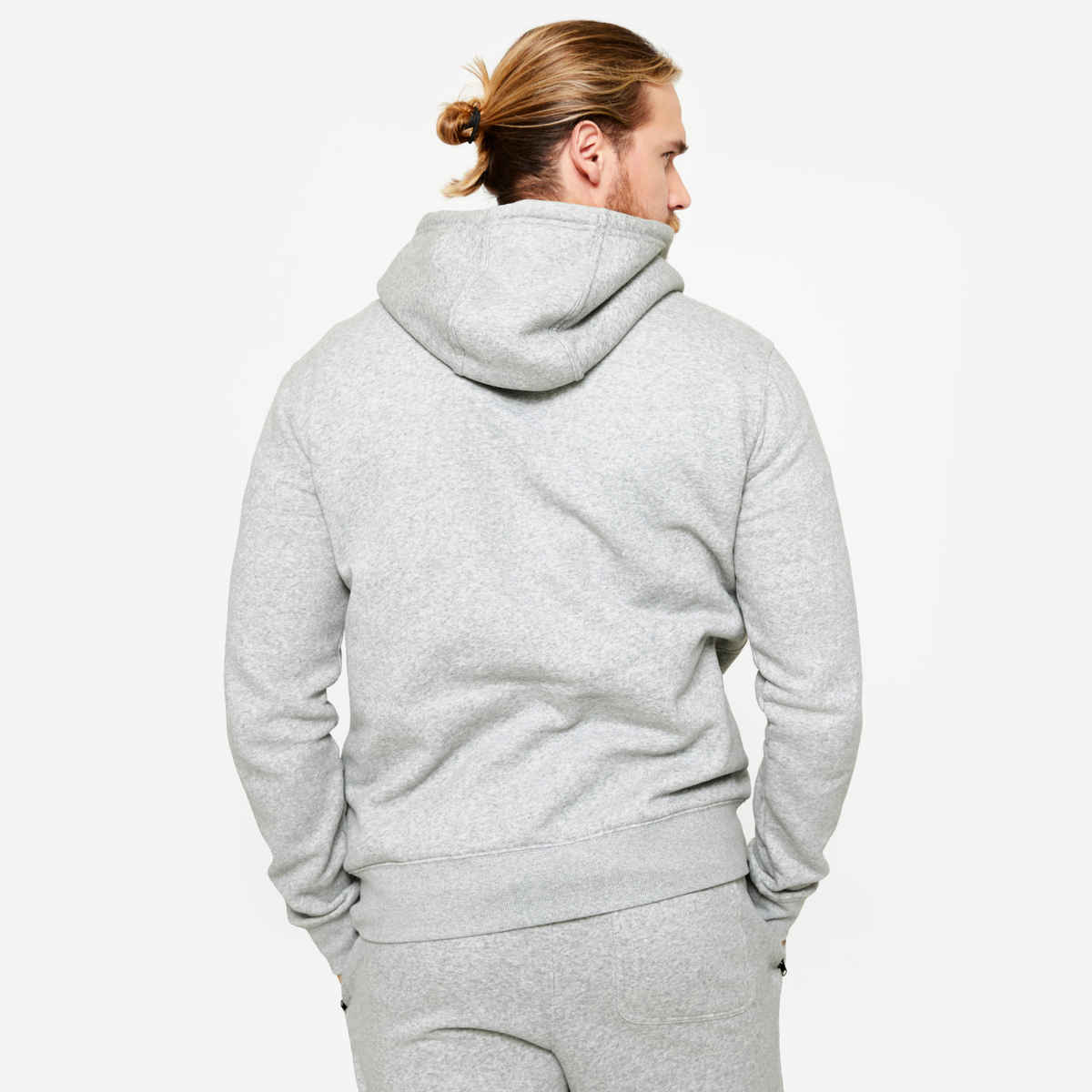 Domyos By Decathlon Men's Warm Hooded Sweatshirt | Grey - L