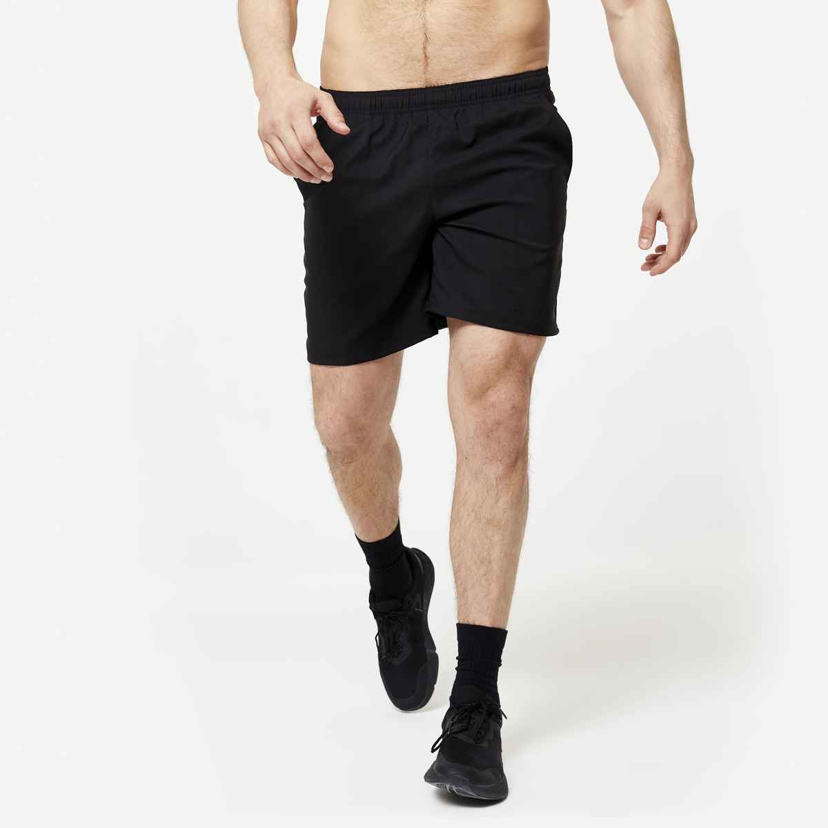Decathlon Domyos Men's Gym Shorts Polyester | Black | XL