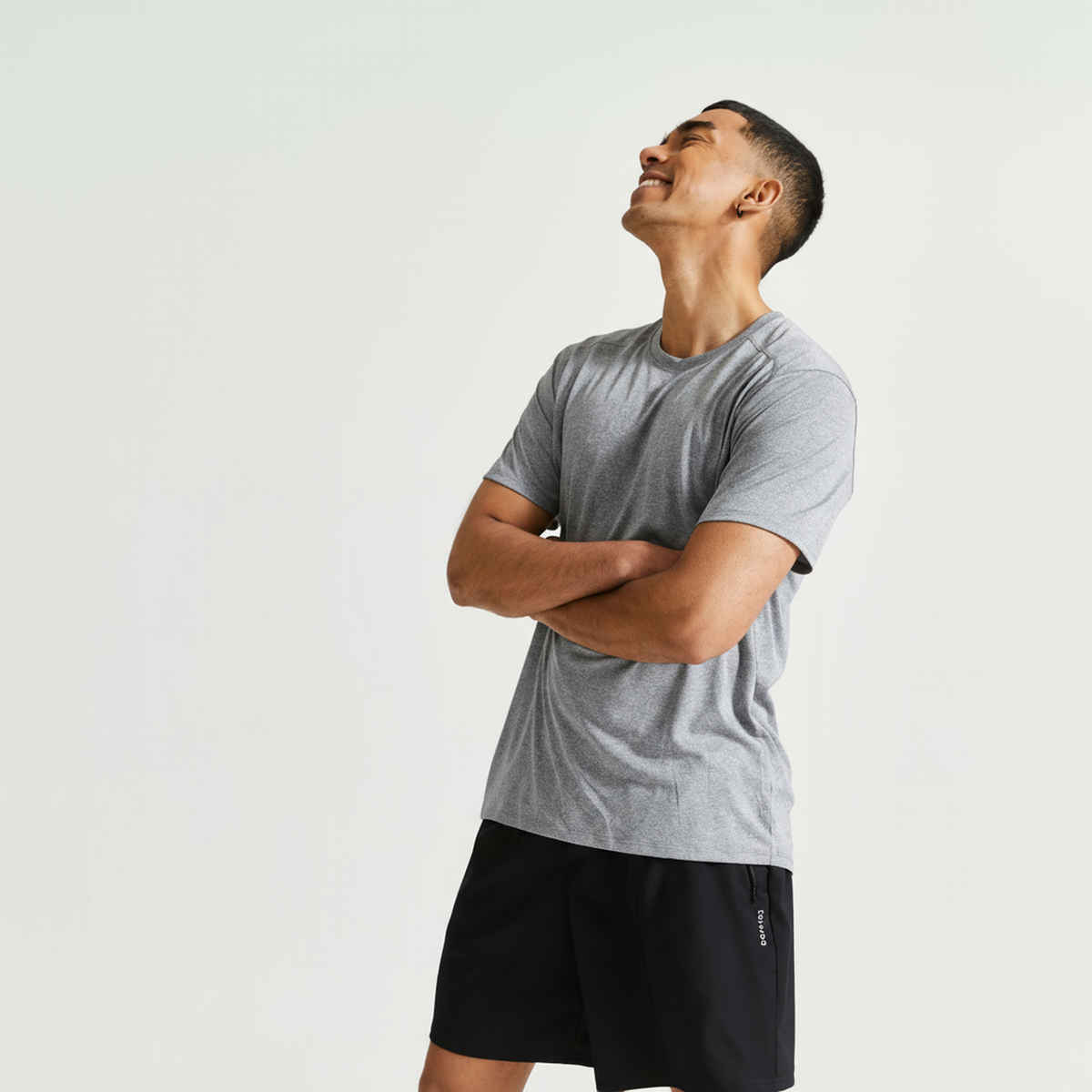 Decathlon | Domyos Men's Dry Fit T-shirt - Grey - XL