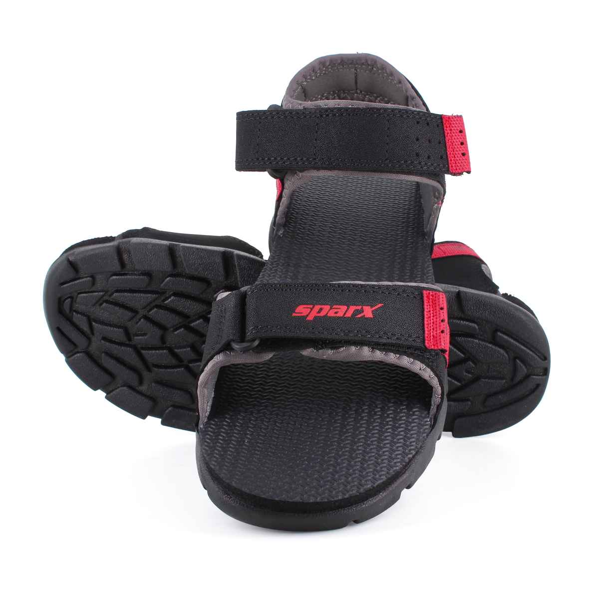 Sparx Sandal SS-109 Black & Red For Men - 9