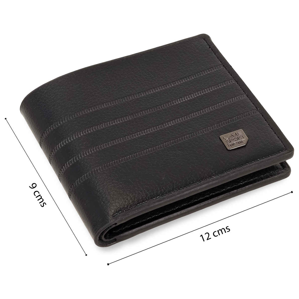 Lavie Sport Men's Alfred Z Black Wallet | 4 Card Slot