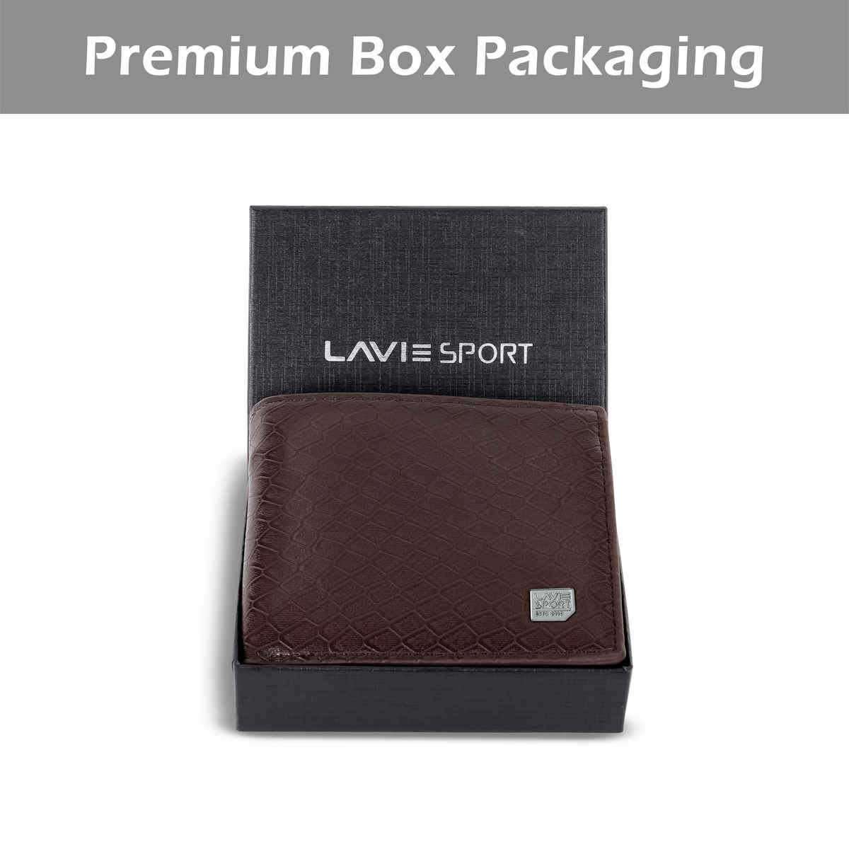 Lavie Sport James Men's Wallet | 5 Card Slots | Biofold Wallet | Synthetic Leather | Purse - Tan