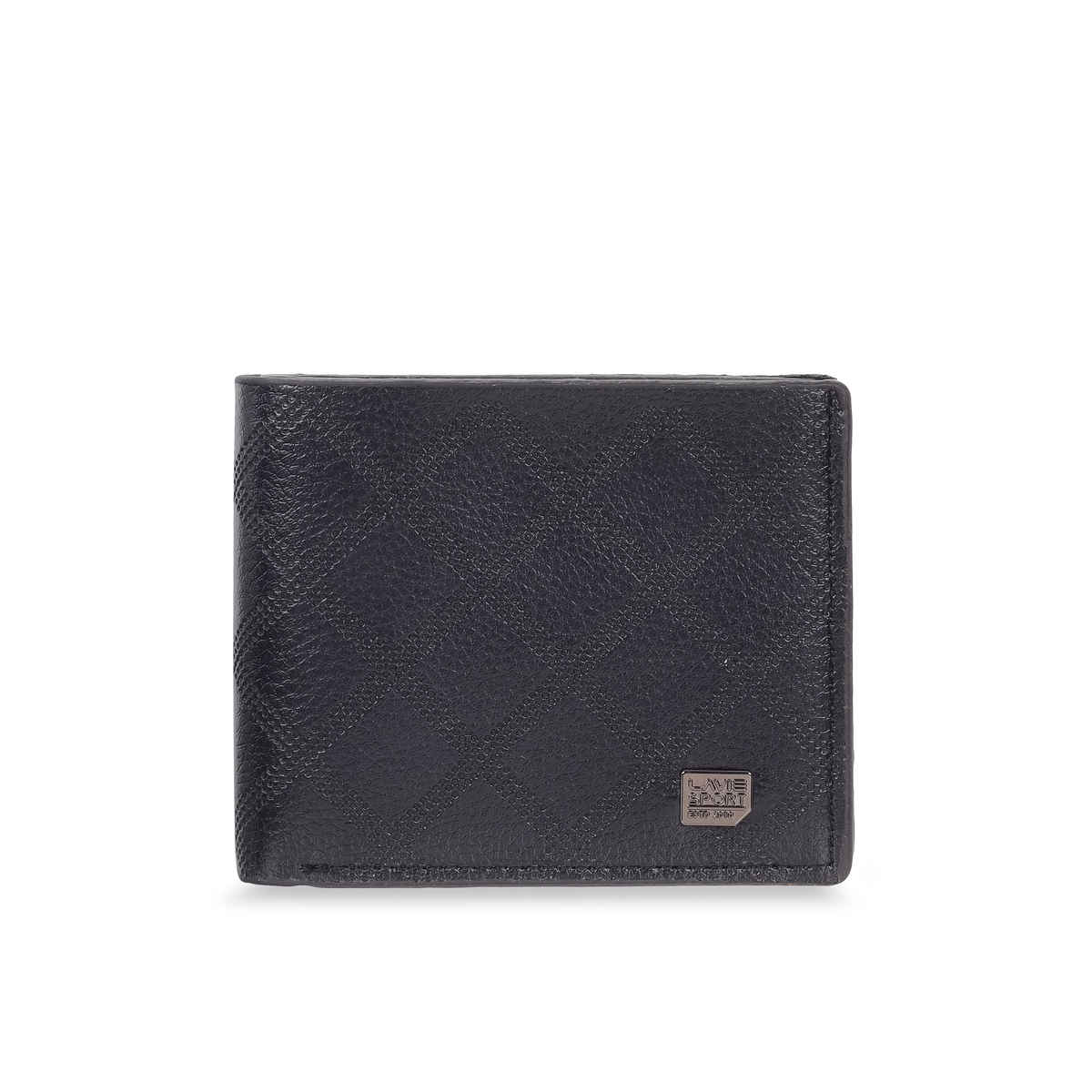 Lavie Sport Men's Charles Synthetic Leather Wallet | Biofold Wallet | Black