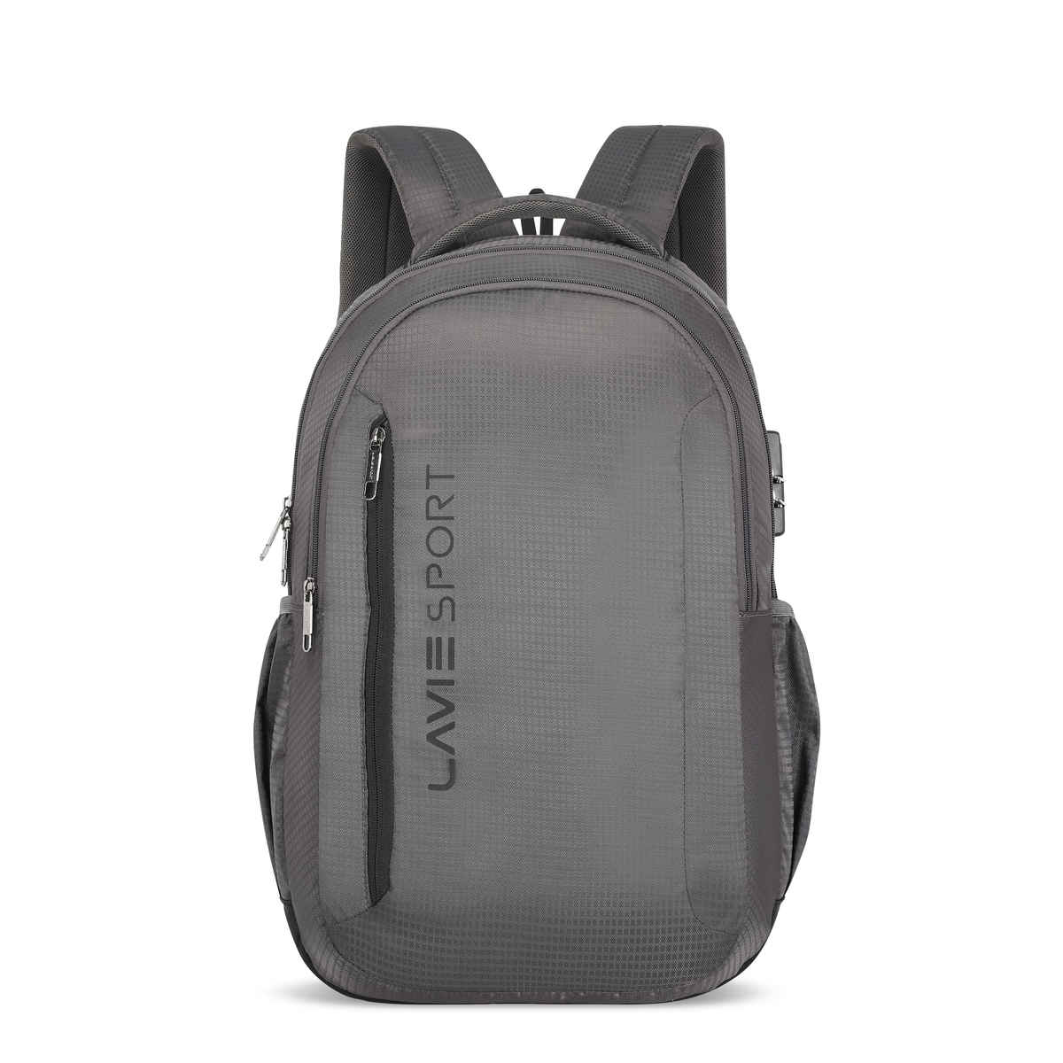 Lavie Sport Unisex Maverick 35 L Laptop Backpack| Fits Upto 15 Inch Laptop | Grey