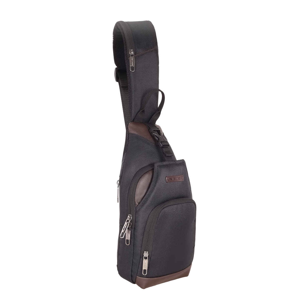Lavie Sport Atmos Crossbody Sling Bag | Black/Choco