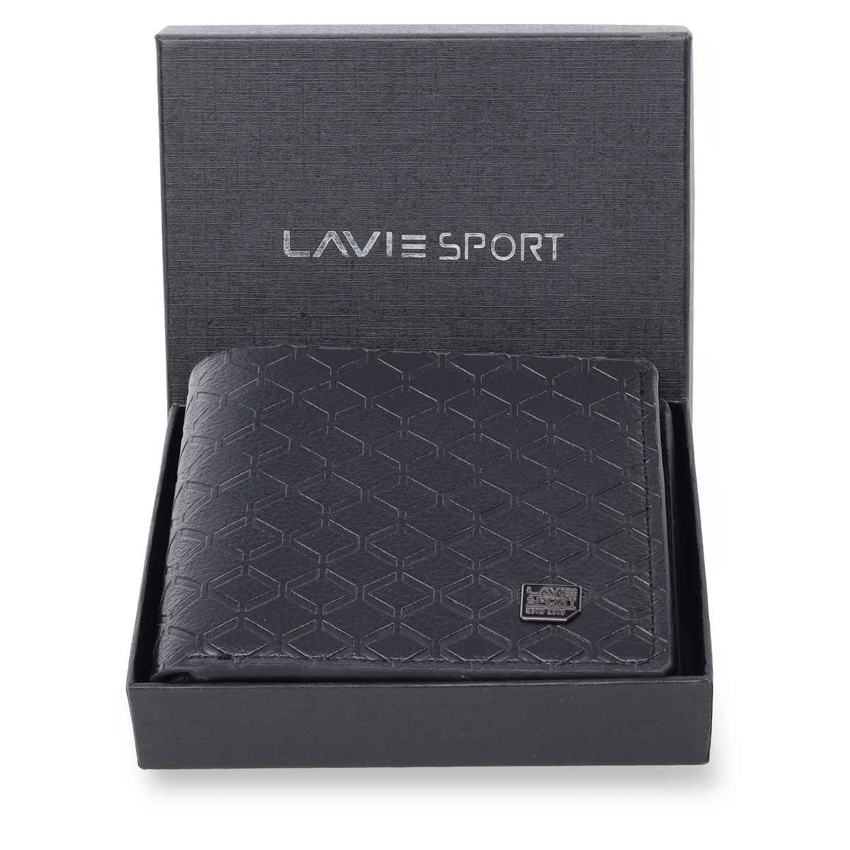 Lavie Sport Men's Oscar Z Black Wallet | 4 Card Slot