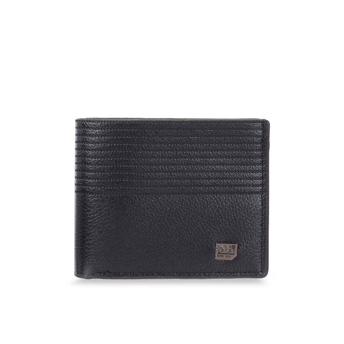 Lavie Sport Men's Henry Synthetic Leather Wallet | Biofold Wallet | Black