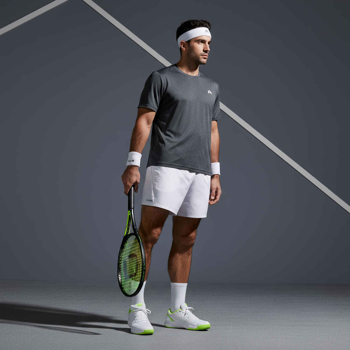 Decathlon Kuikma Men Tennis Quick Dry Shorts | White | L