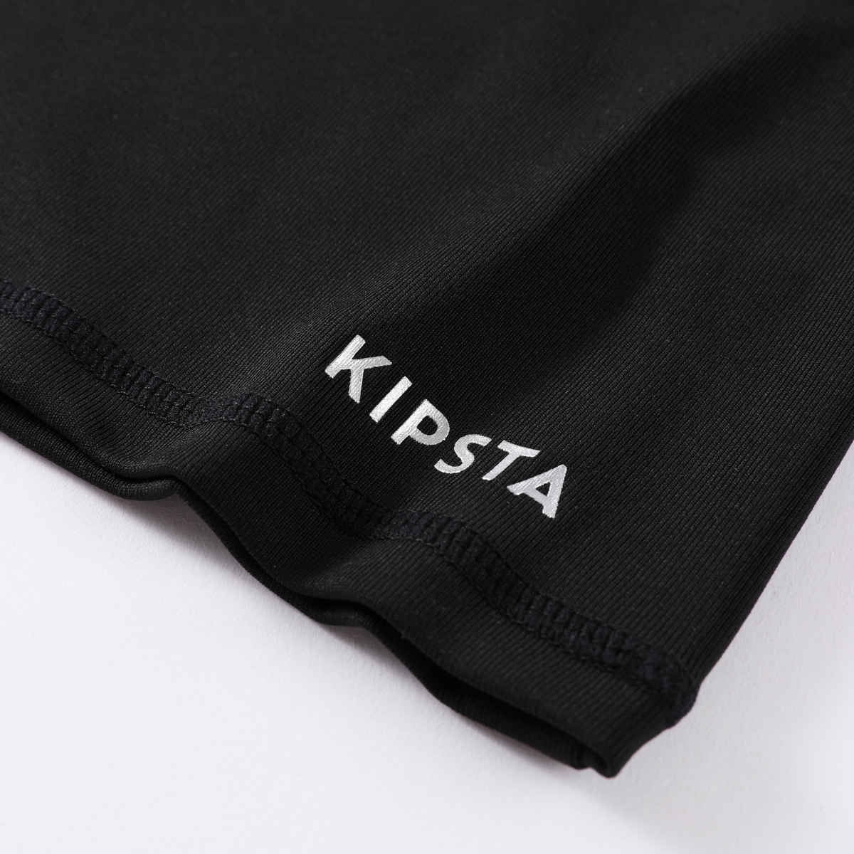 Decathlon | Kipsta Kids Football Long-Sleeve Compression Base Layer T-shirt | Black - 7-8 Years