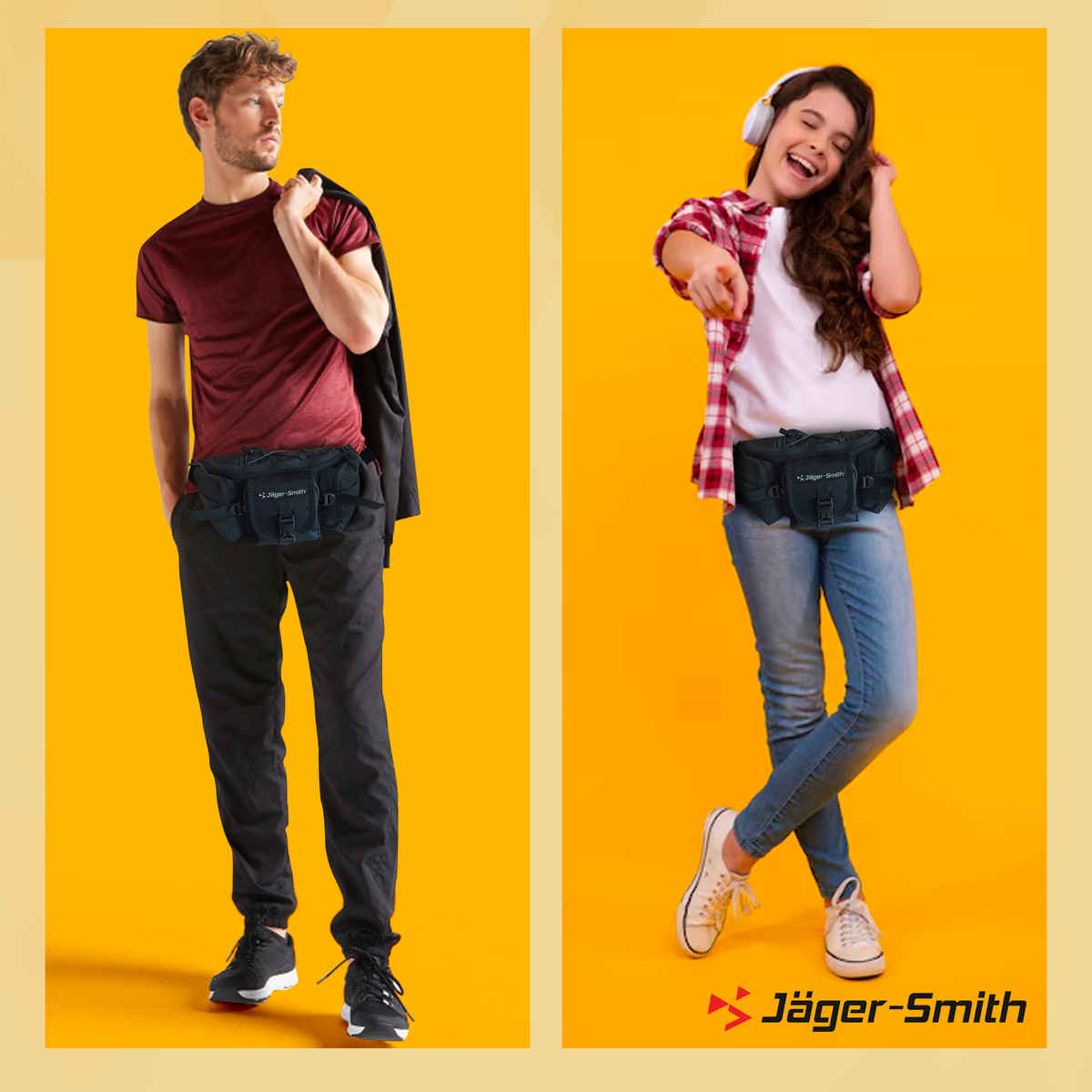 Jager-Smith JSWB 100 Rider Multipupose Waist Bag | Black