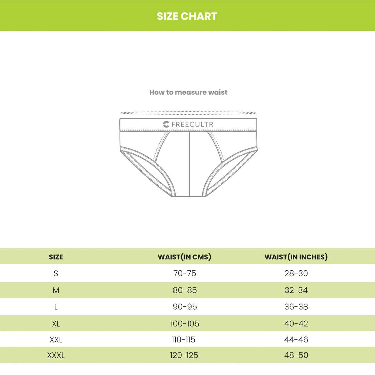 FREECULTR Men's Micromodal Classic Brief ,Black-XXXL