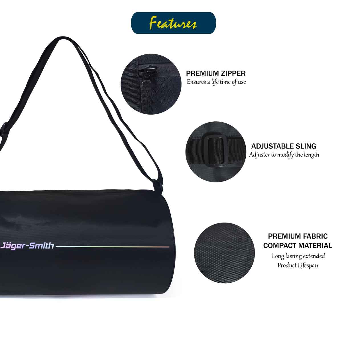 Jager-Smith JSGB100 Basic Multipurpose GYM Bag