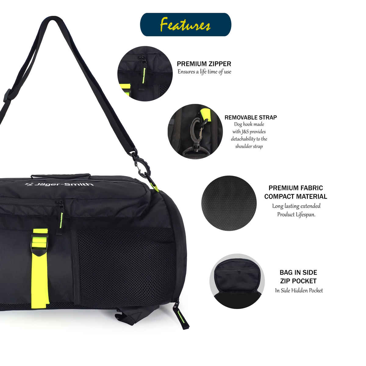Jager-Smith JSGB1000 Multipurpose GYM Bag