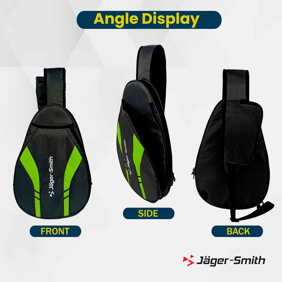 Jager-Smith Multipurpose Sling Bag | JSSB 05 | Black & Neon