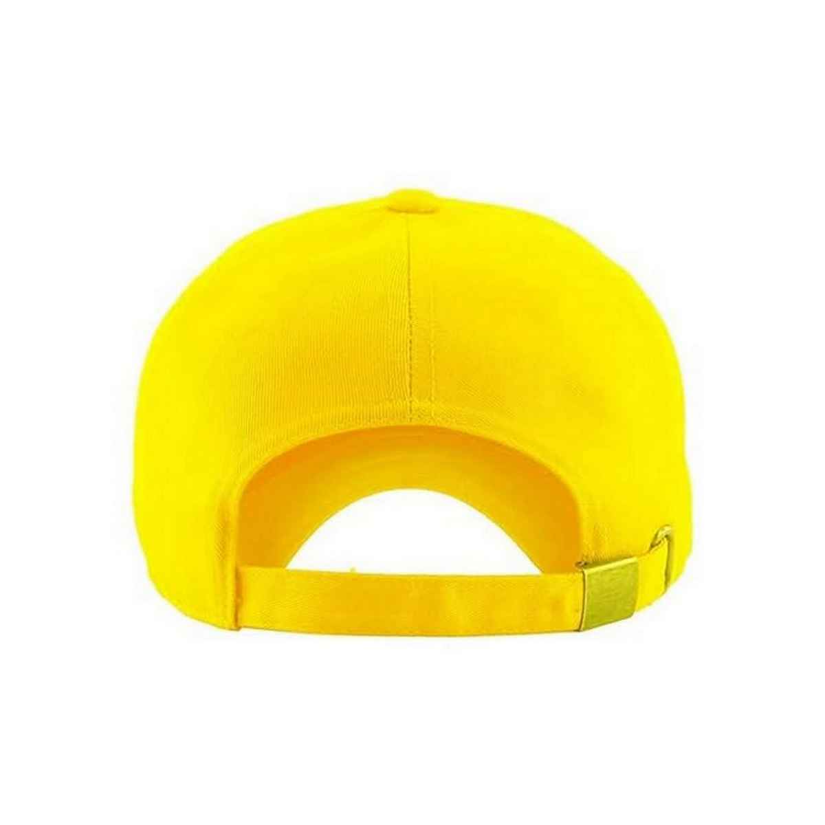 Infispace Pure Cotton Unisex Summer Sports Classic Cap Lemon Color
