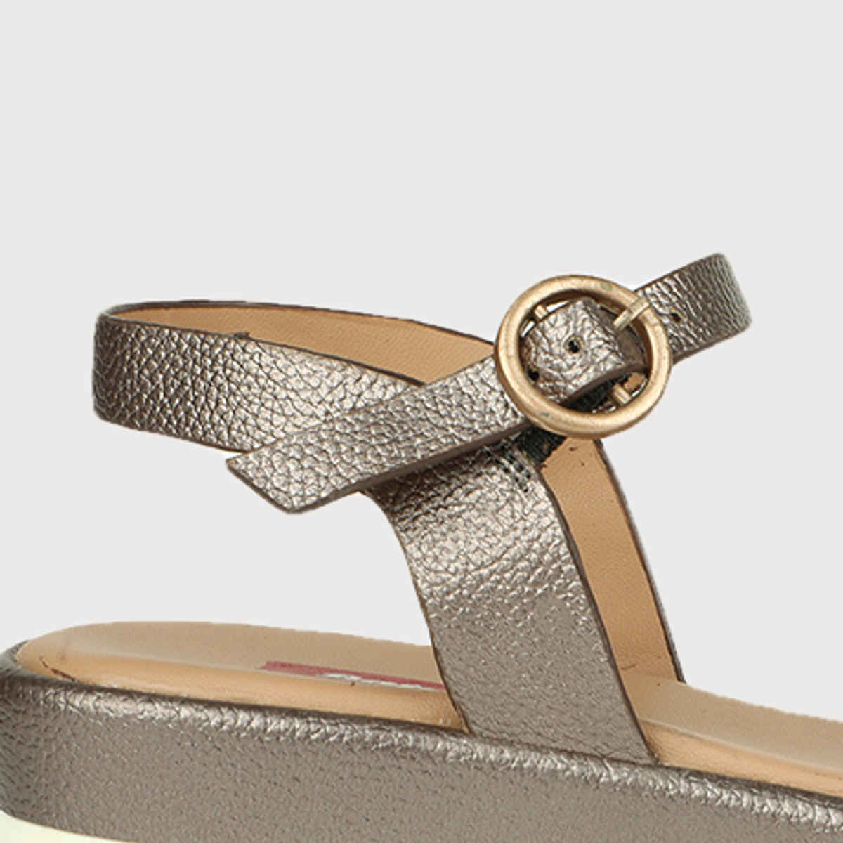 Bata Gunmetal Heels For Women - 3