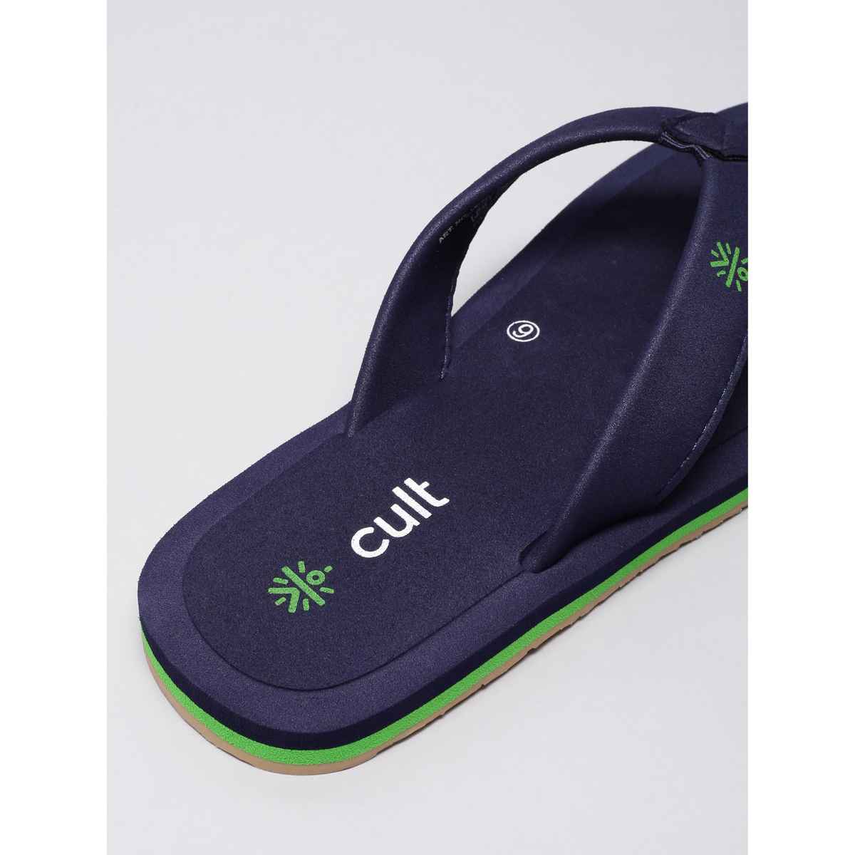 cult Men's Vetra Flip Flops | Navy - UK 6