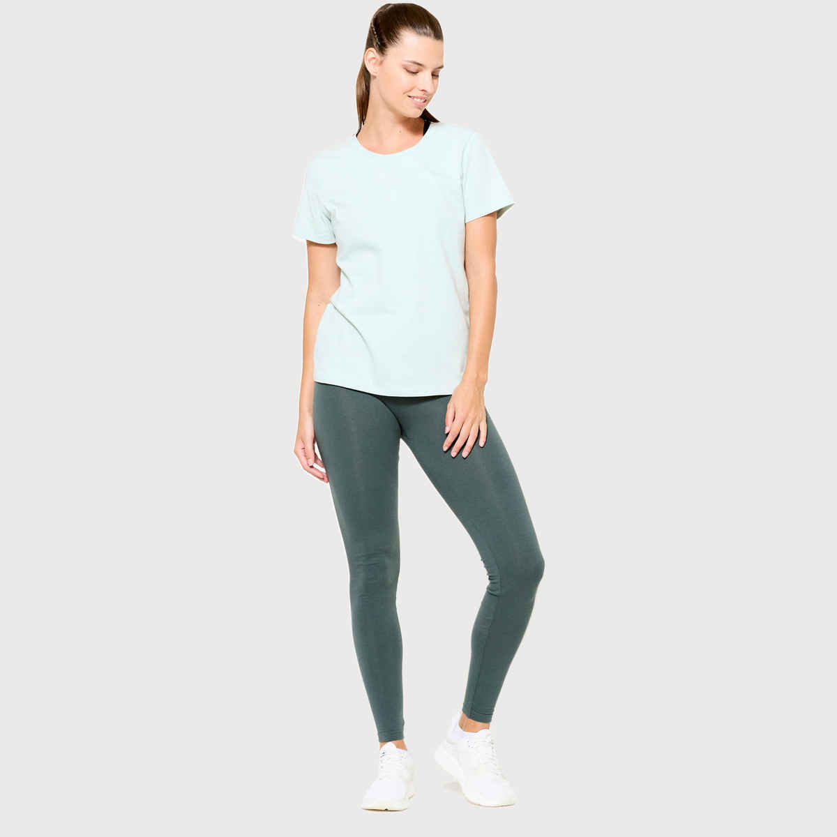 Decathlon | Domyos WoMen's Fitness T-shirt - Sage Green, S
