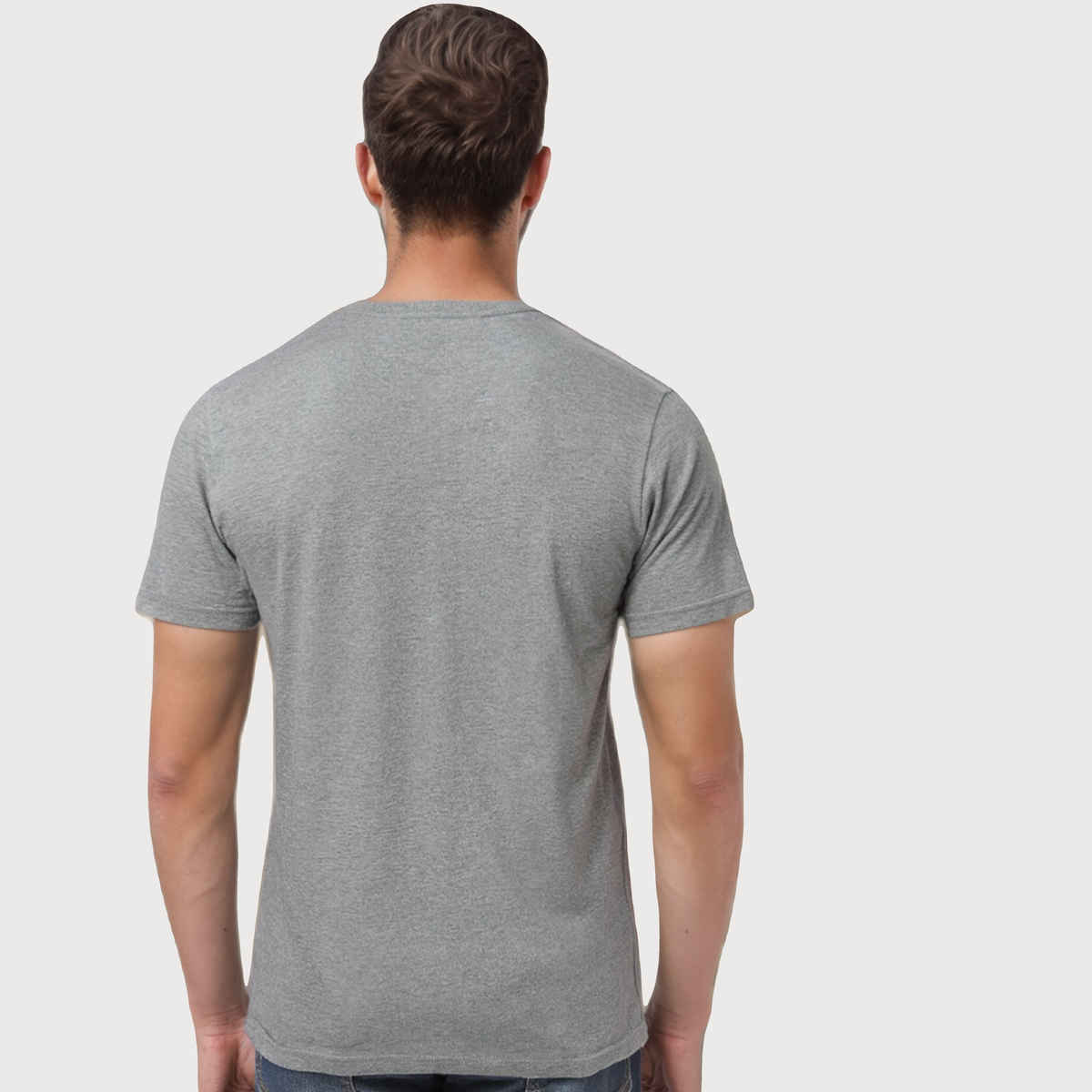 EQL Men's NeoVerse Recycled T-shirt | Grey Melange - S