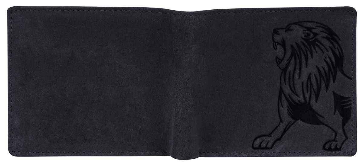 Urban Forest Men's Leo Vintage Leather Wallet | Black
