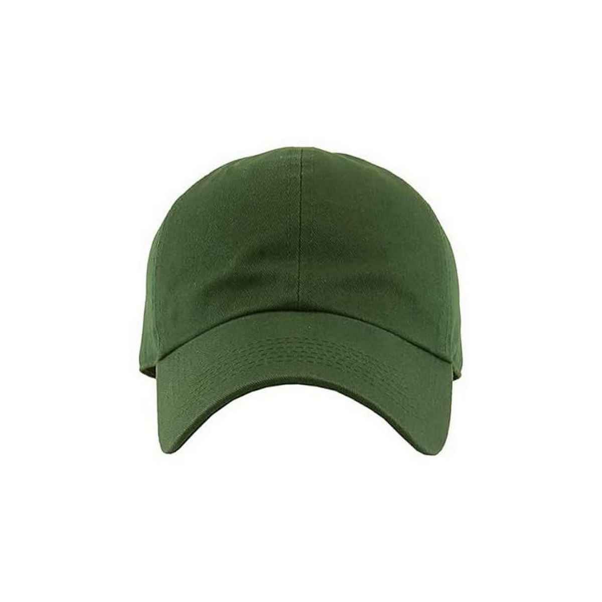 Infispace Pure Cotton Unisex Summer Sports Classic Cap Forest green Color