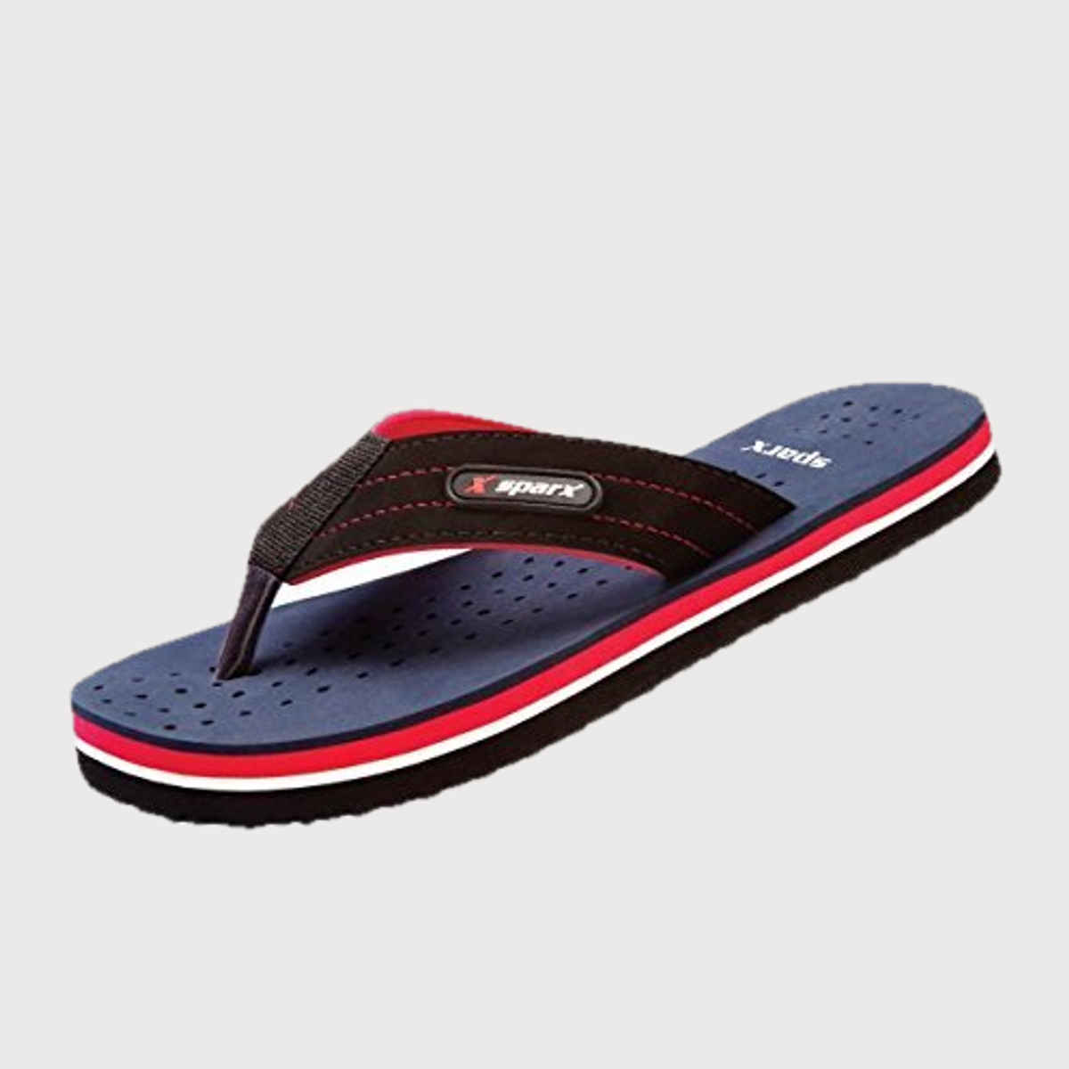 Sparx Slippers SFG-517 Black Navy Blue For Men | 7 UK