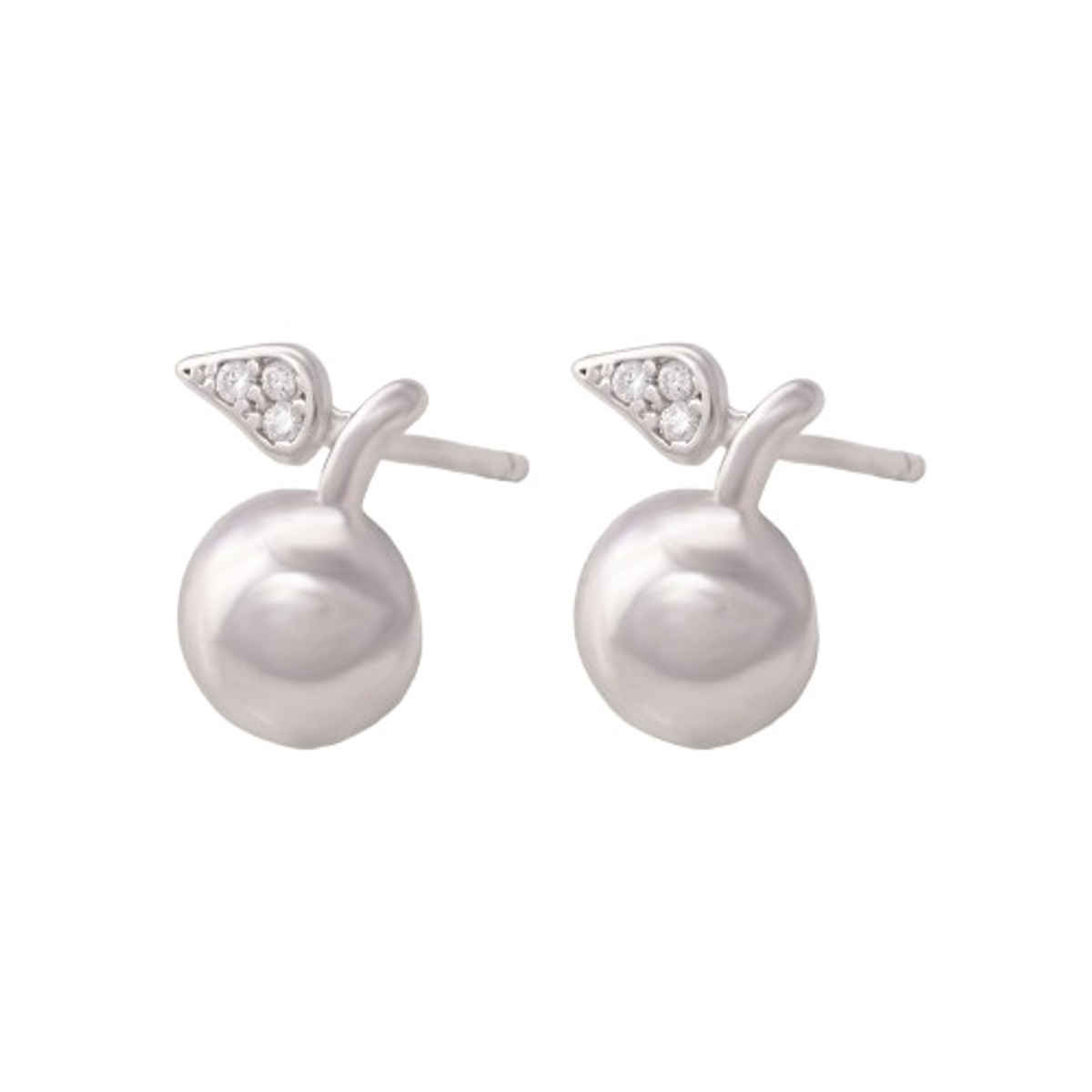 Palmonas Cherry Berry Stud Earrings- 925 Silver