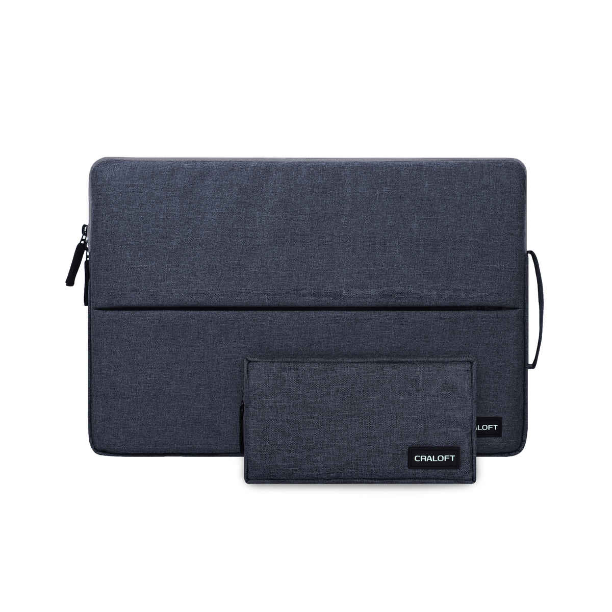 Craloft 14 Inch Laptop Sleeve Cover Bag with Charger Pouch for MacBook/Dell/HP/Lenovo - Office Use