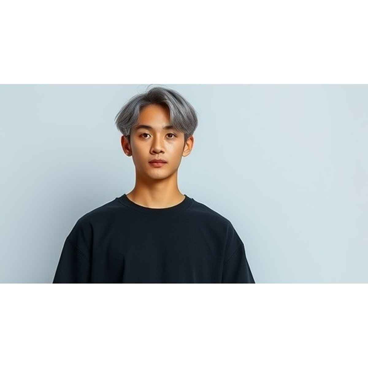 Springman Men 100% Cotton French Terry Oversized T-shirt | Black - L