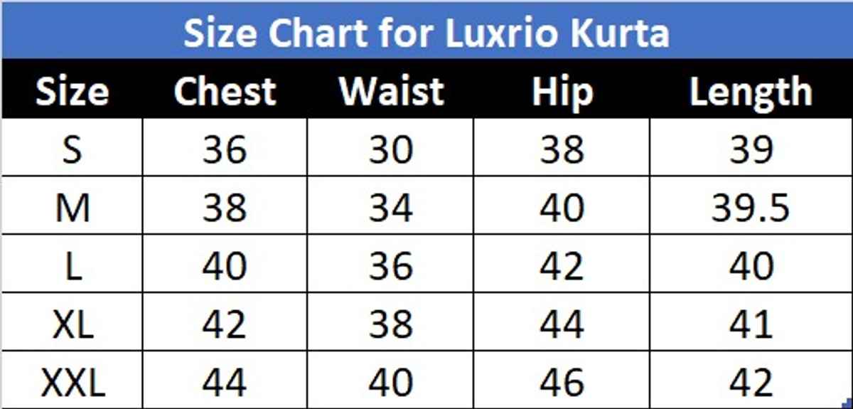 Luxrio Men's Cotton Blend Long Straight Fit Kurta | Purple - 40