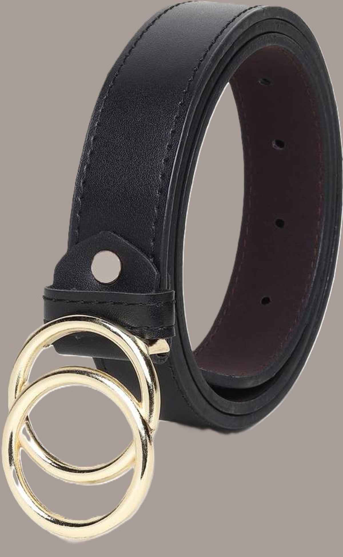 Kaezri Artificial Leather Black Belt for Women | Women oo - 28