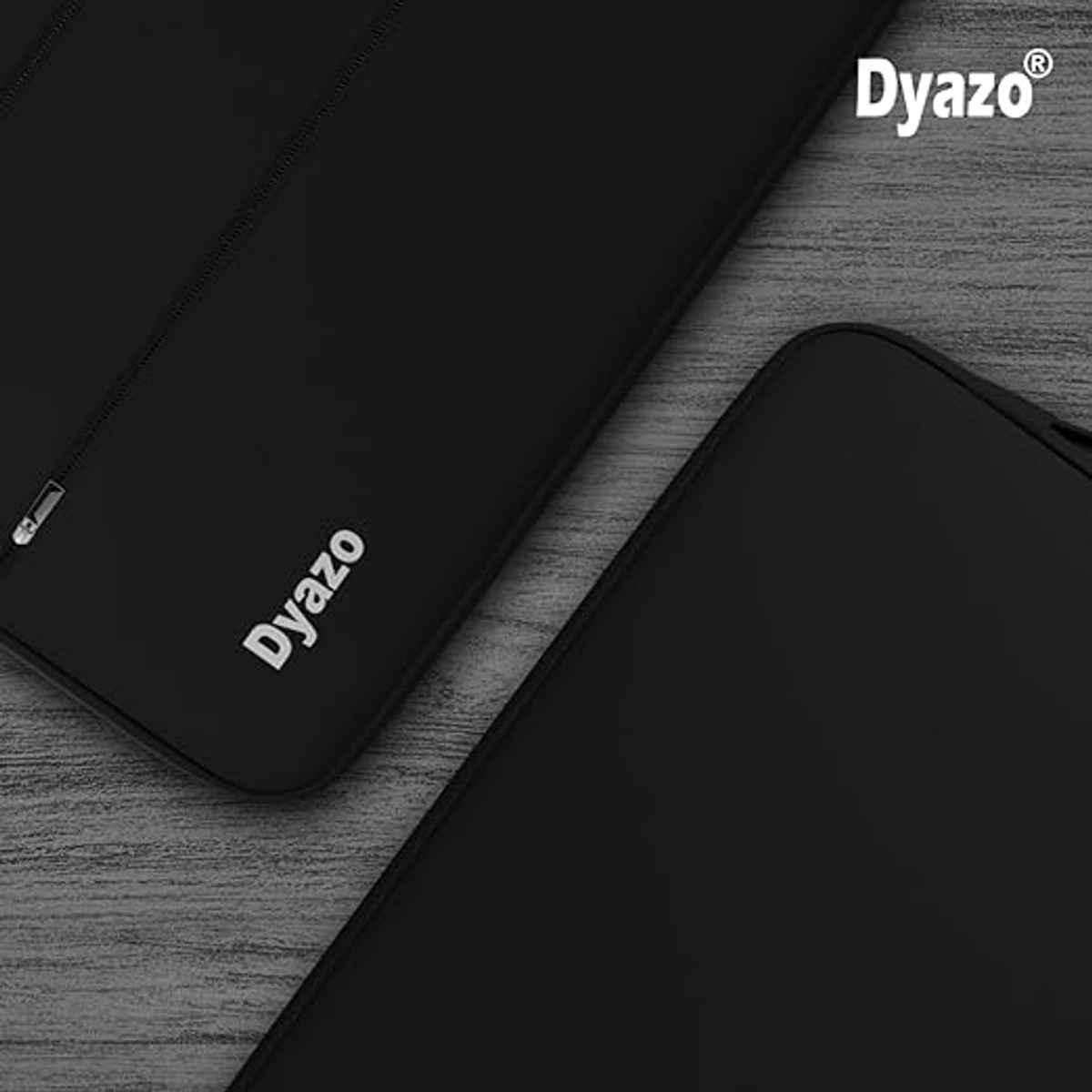 Dyazo Water Resistant Laptop Sleeve Case | 15 to 15.6 Inch | Black