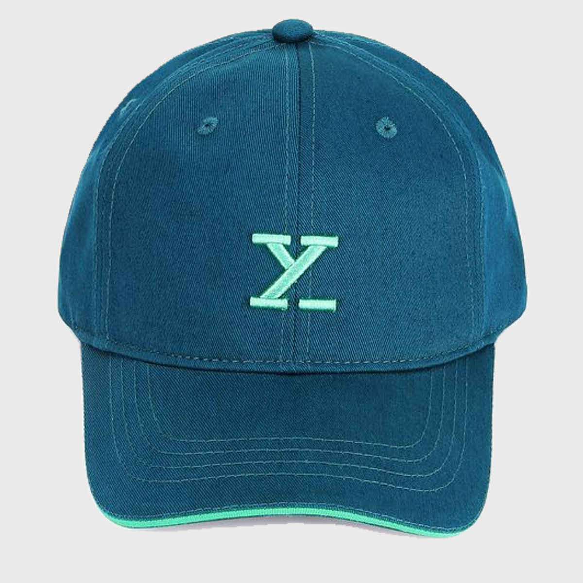 XYXX Unisex Solid Cotton Twill Baseball Cap | Emerald Green - One Size