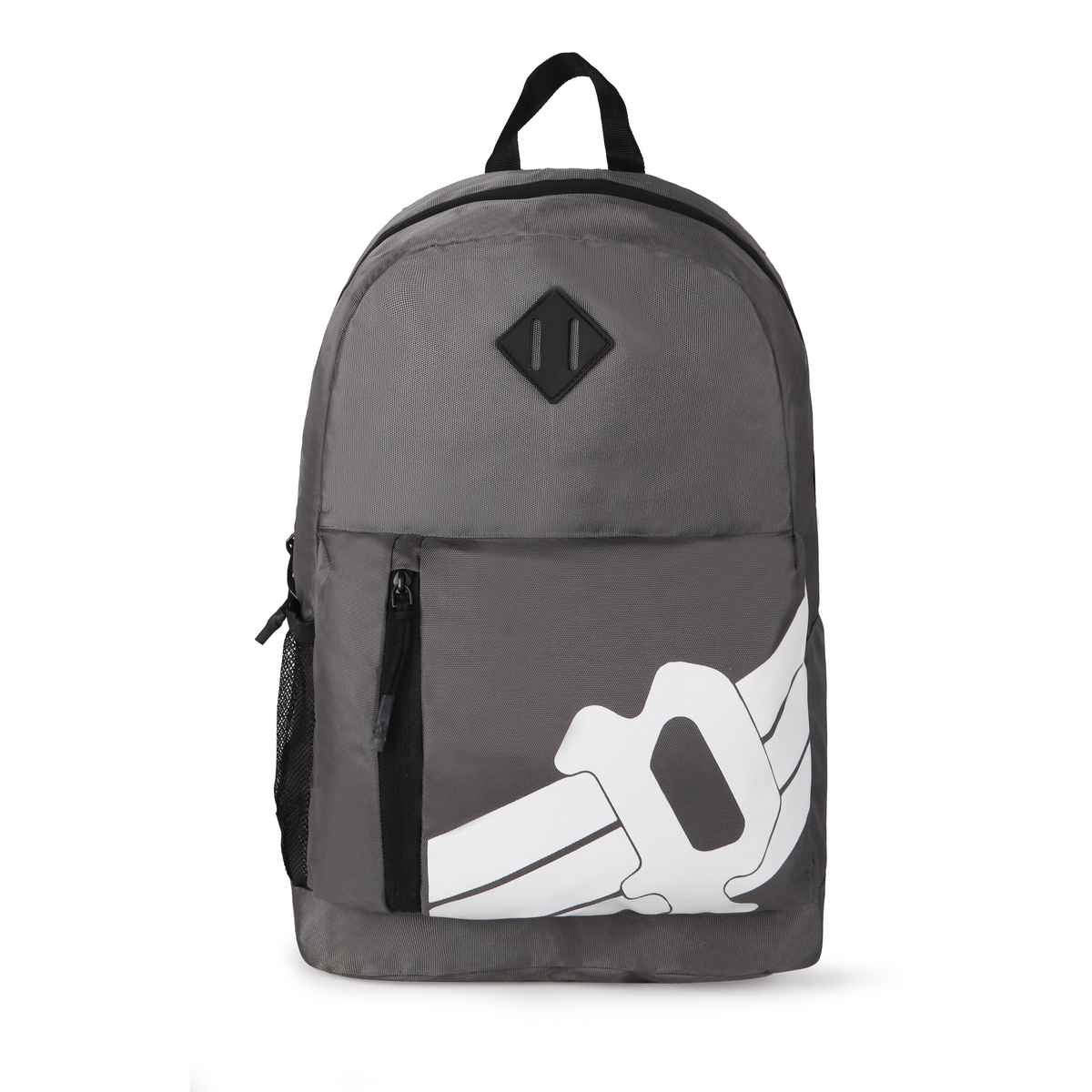 Police Unisex Solid Nylon 17 L Laptop Backpack | Grey - 15.6 Inches