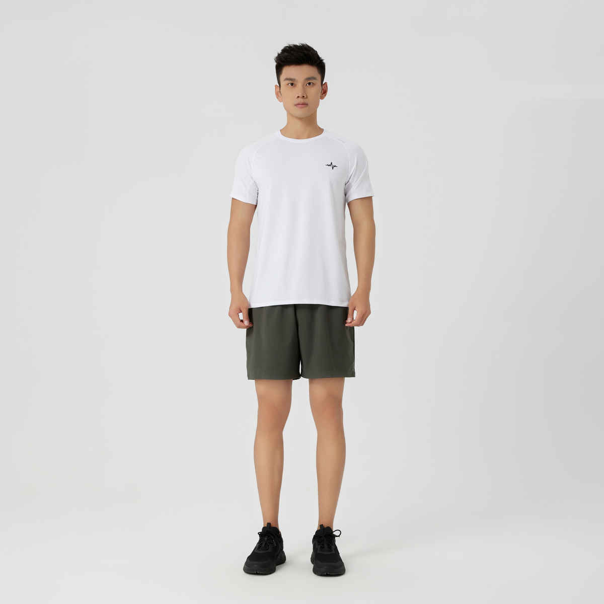 Decathlon Domyos Men's Quick Drying Fitness Shorts | Khaki | XL