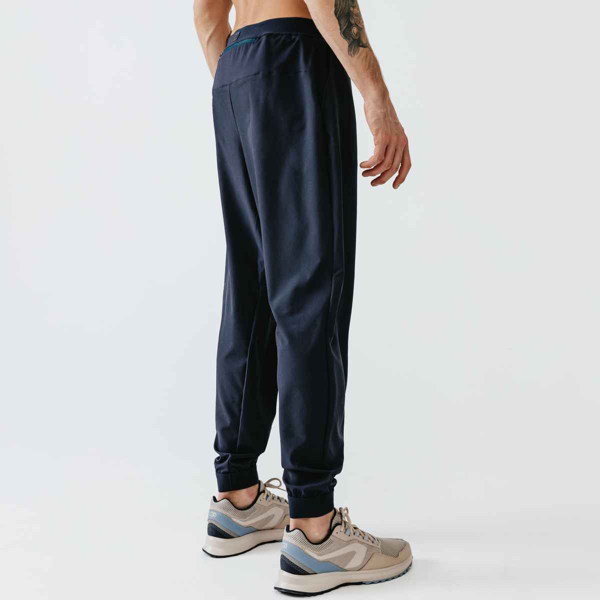 Decathlon Kalenji Men Back Pocket Running Trackpant | Dark Blu | M