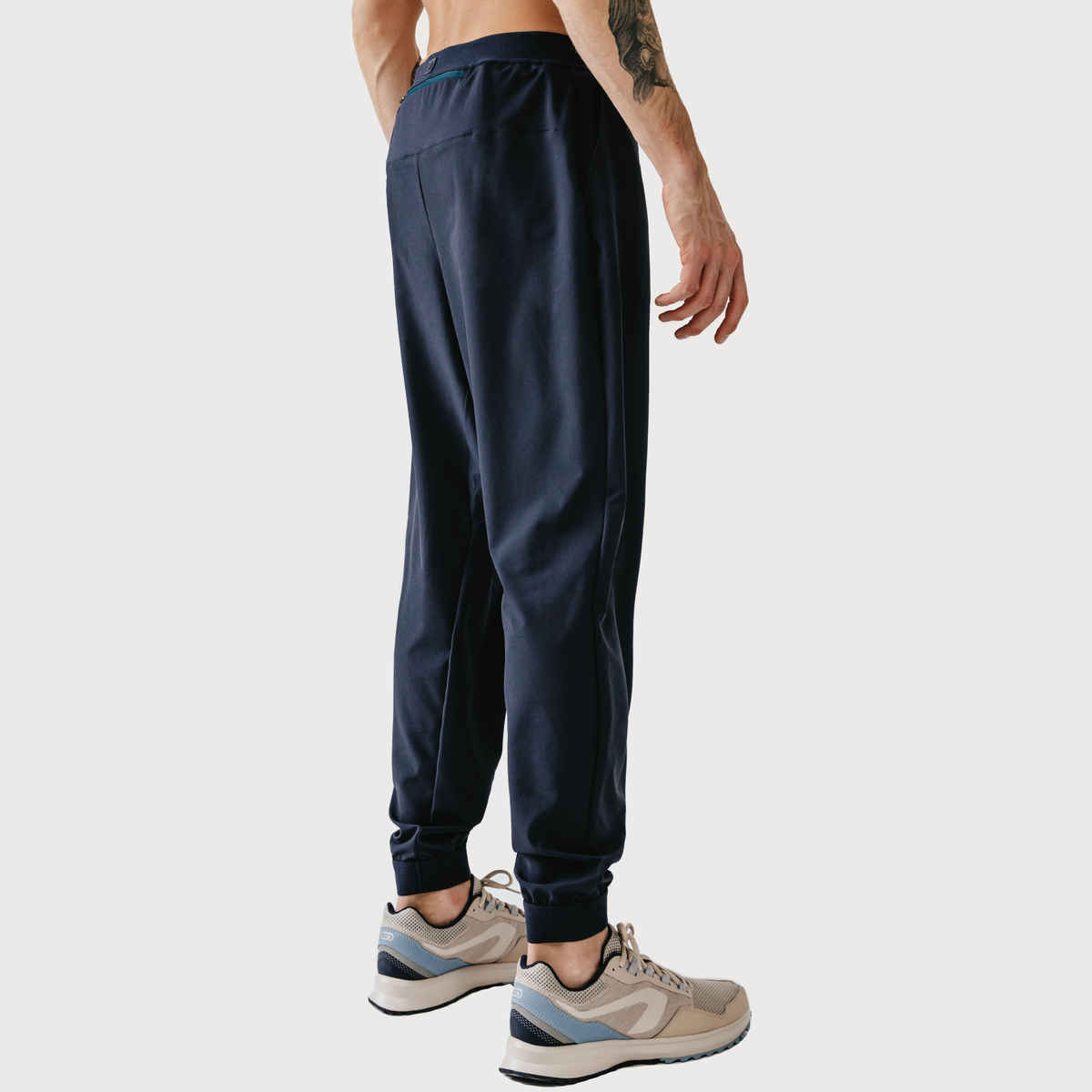 Decathlon | Kalenji Men's Back Pocket Running Trackpant | Dark Blue S