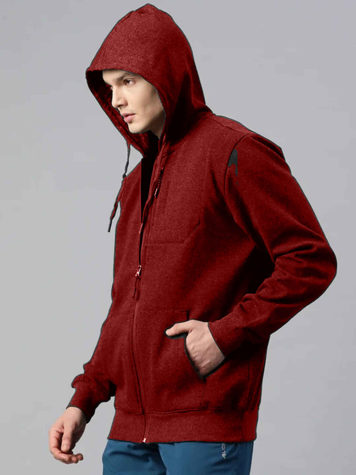 Alcis Men's Hoodie | Maroon - S
