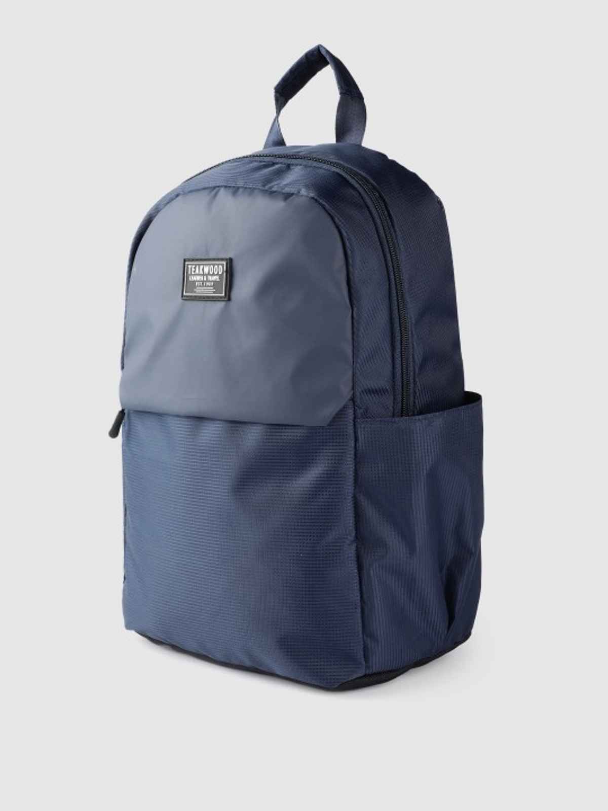 Teakwood Unisex Leathers Anna Backpack | Navy - 25 L