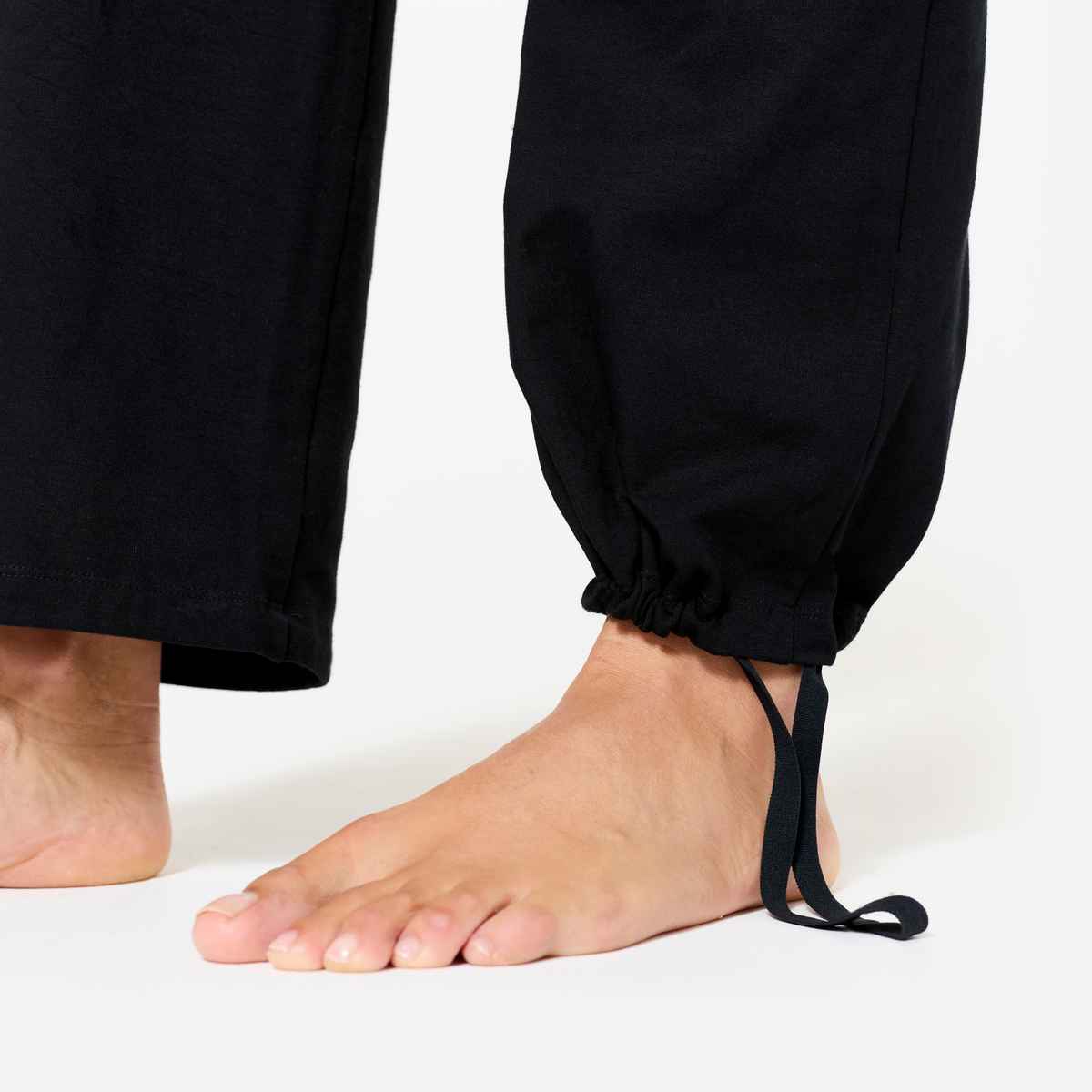 Decathlon | Kimjally WoMen's Yoga High-Waisted Bottoms | Black - L