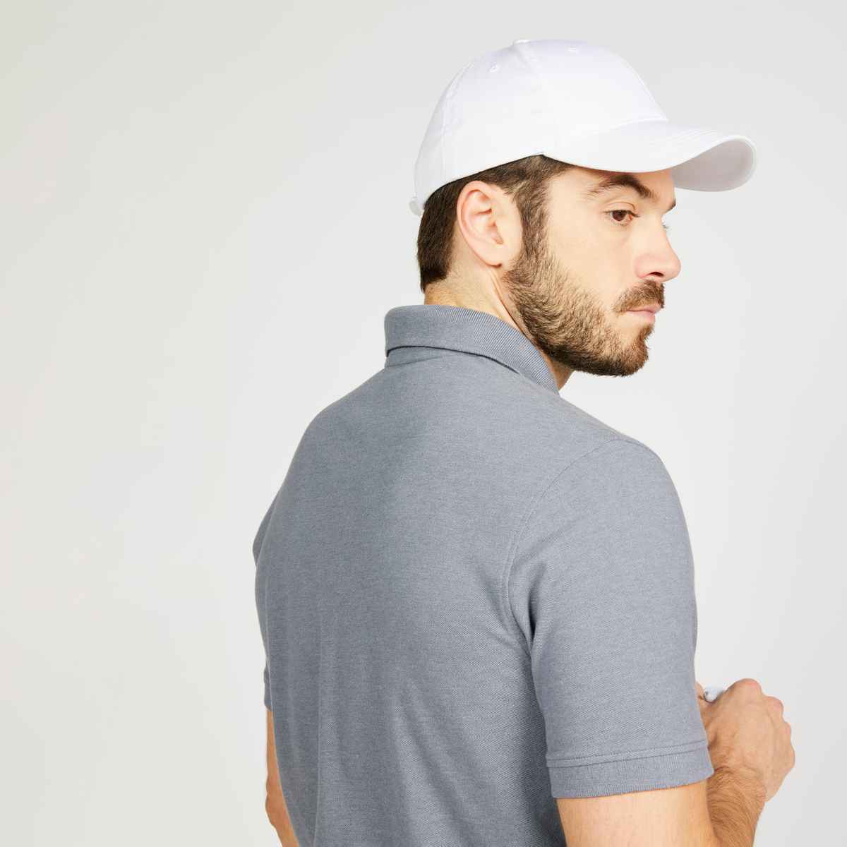 Decathon | Inesis Men's Cotton Golf T-shirt - Grey - XL