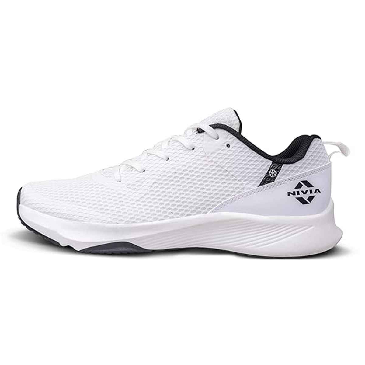 Nivia Men's Hawks 2.0 Training Shoe | White - UK 9