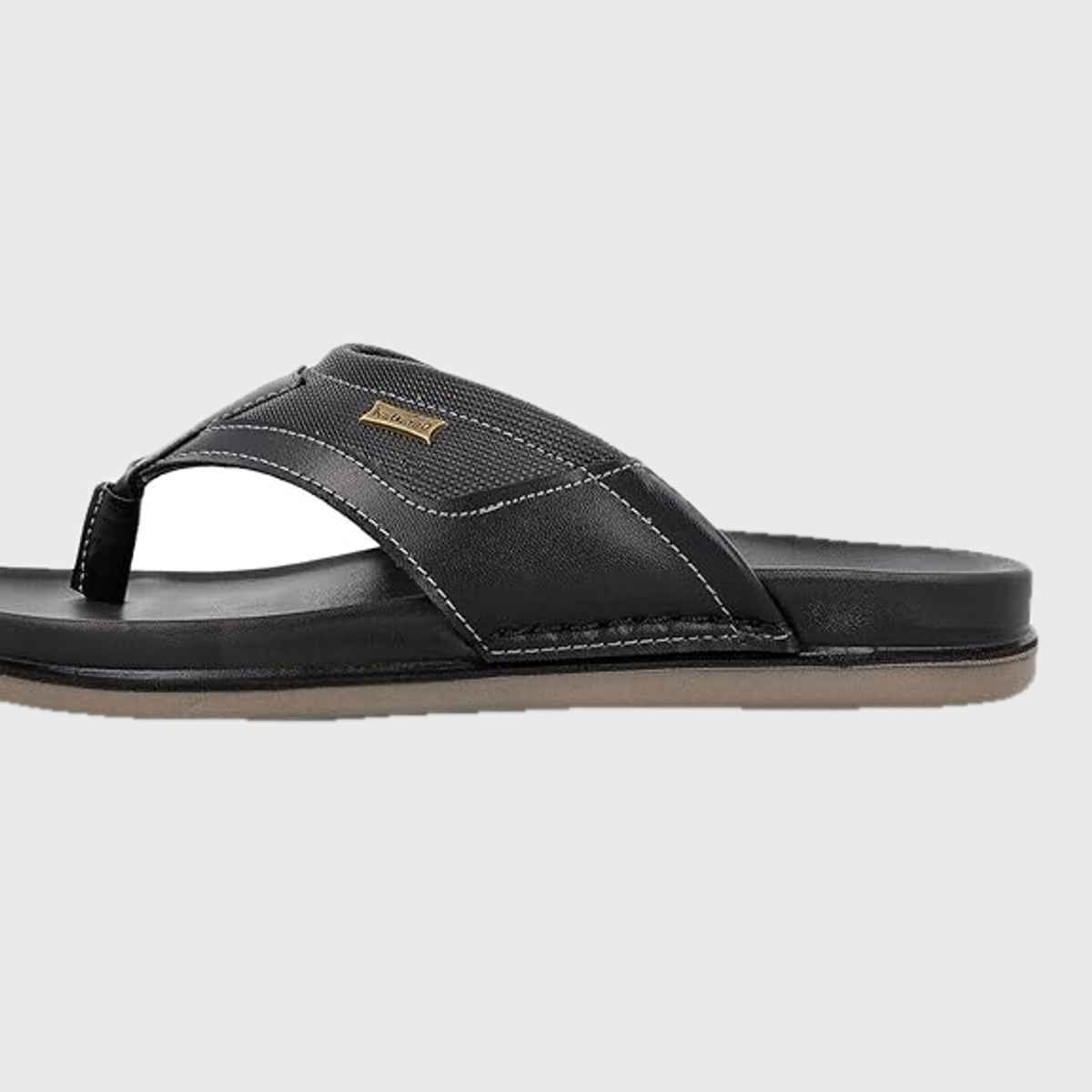 Walkaroo Men's Daily Wear Comfort Sandals - WE1020 Black UK9