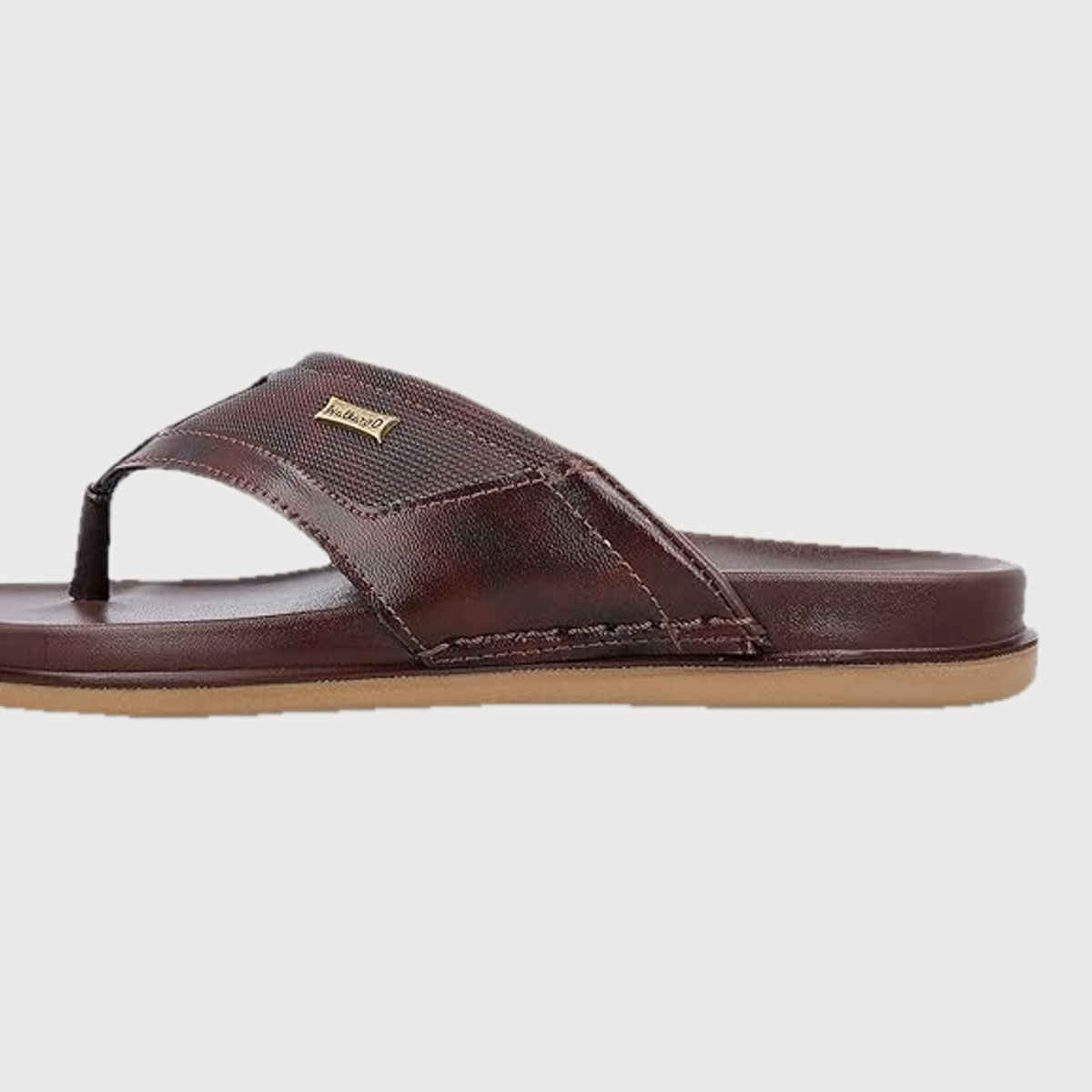 Walkaroo Men's Daily Wear Comfort Sandals - WE1020 Brown UK7