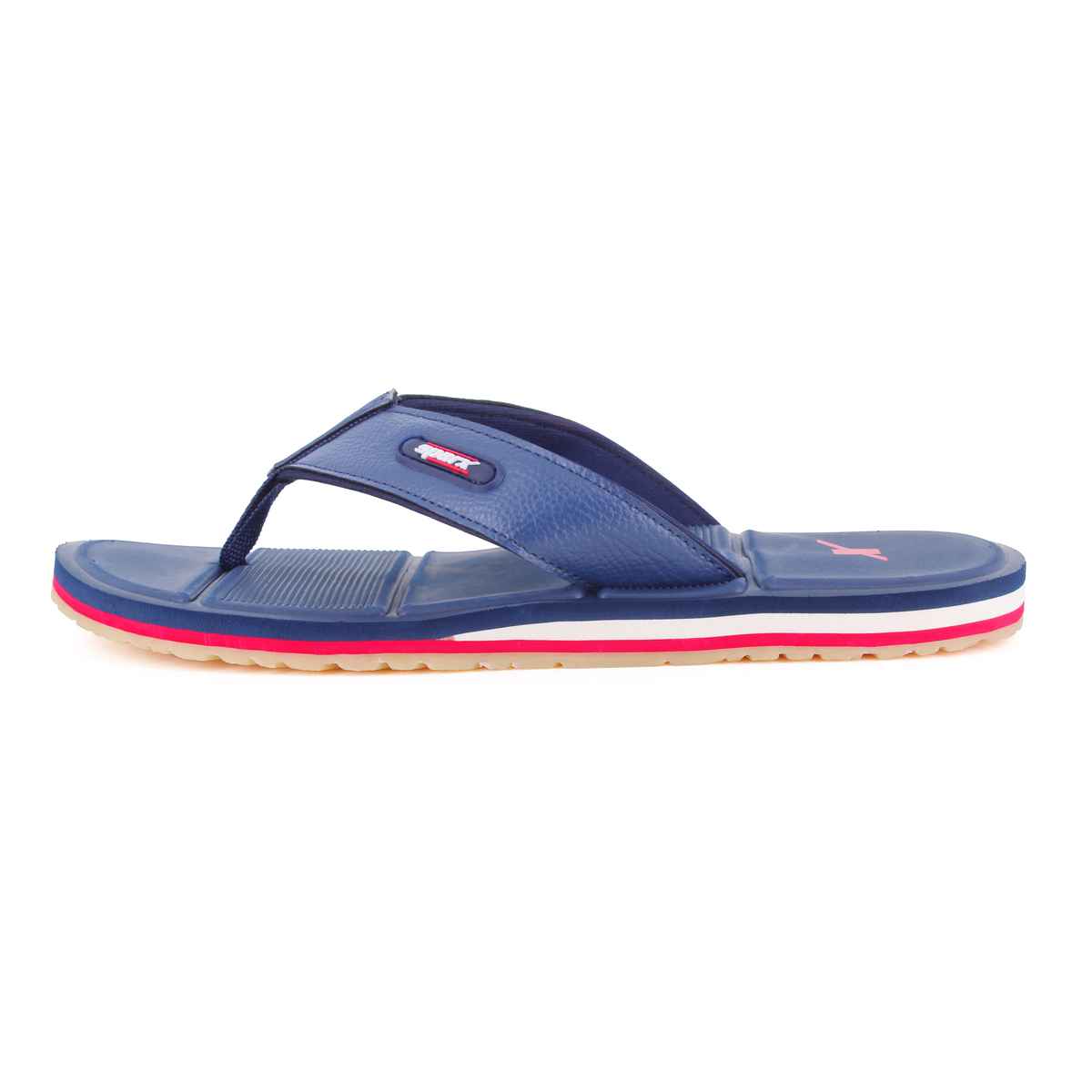 Sparx Men's Slippers SFG-597 - Navy and Red | UK 10