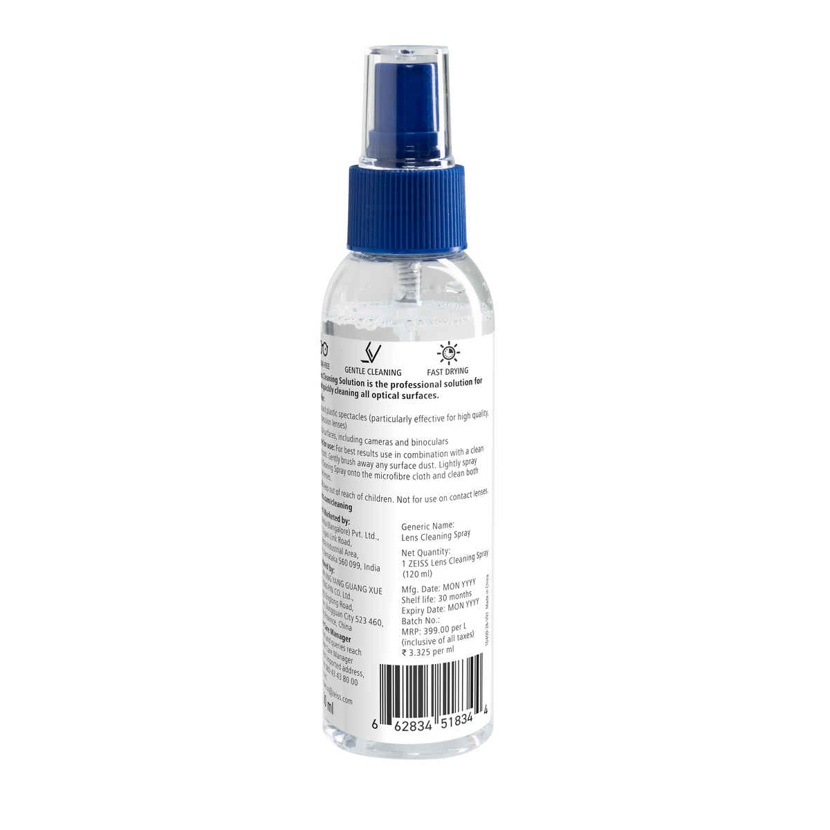 ZEISS Lens Cleaning Spray Bottle - 120 ml