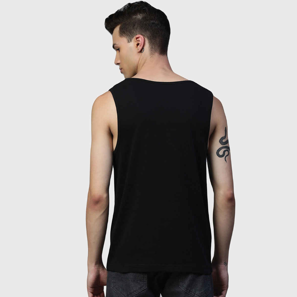 De Tees Men's Sleeveless T-shirt | Black - M