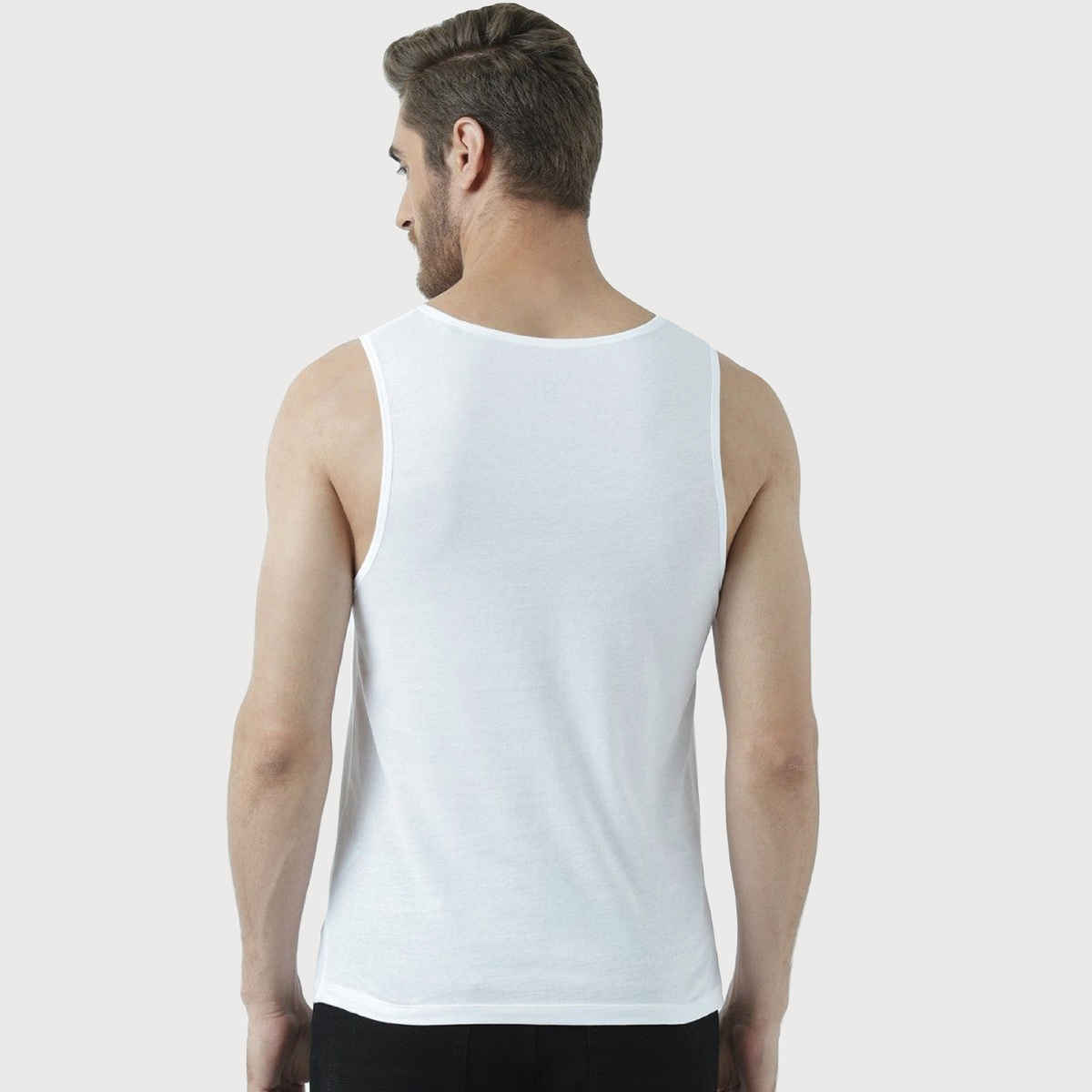 De Tees Men's Sleeveless T-shirt | White - XL